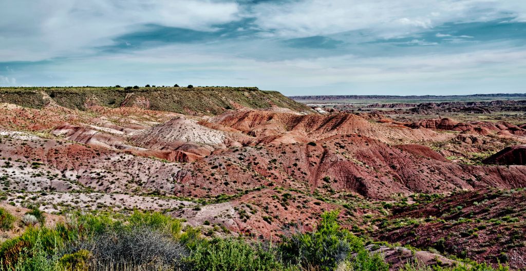 view of painted desert, az