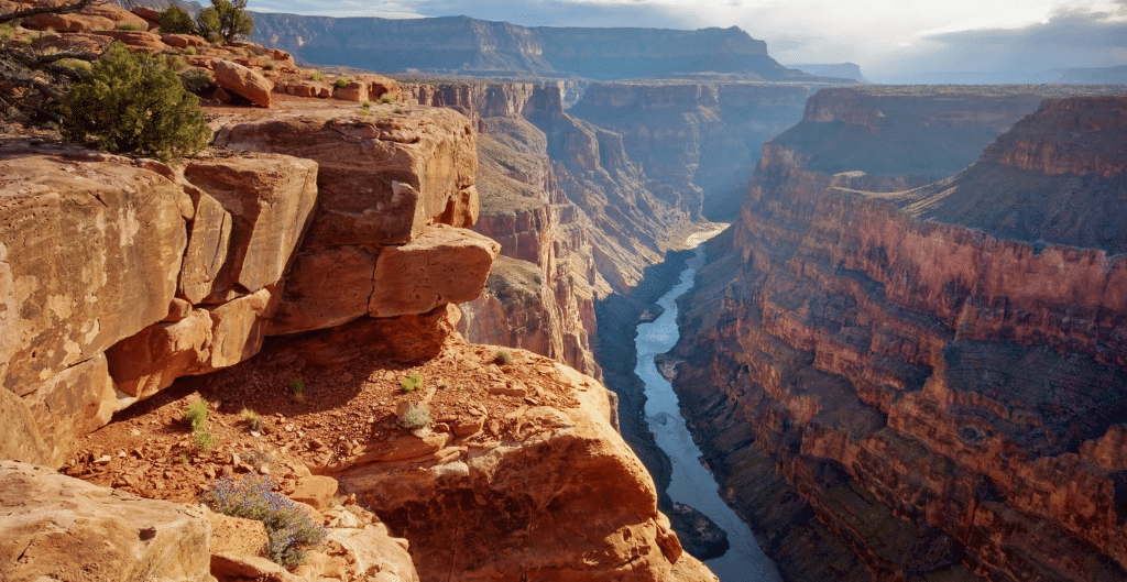 Grand canyon at a South Rim view point