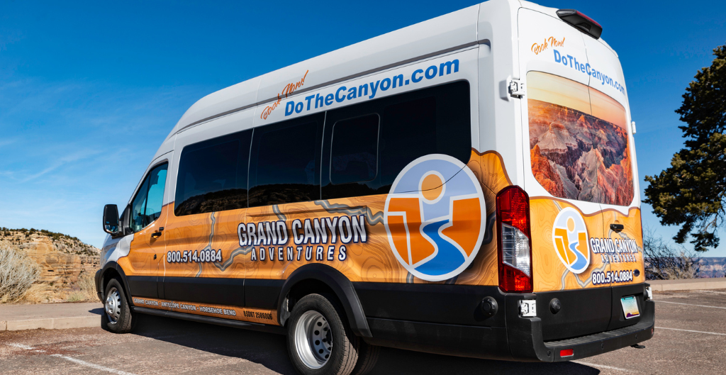 grand canyon adventures transit van