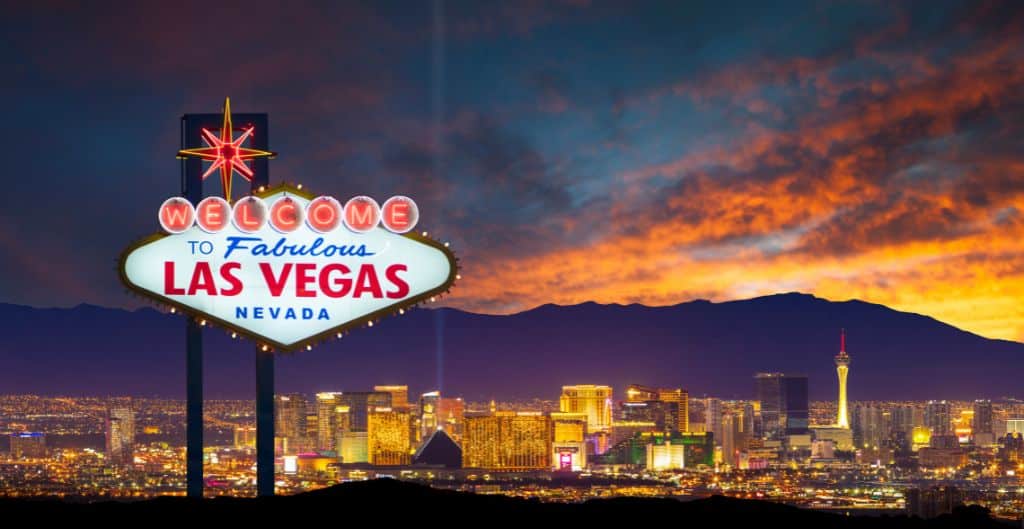neon sign says welcome to las vegas