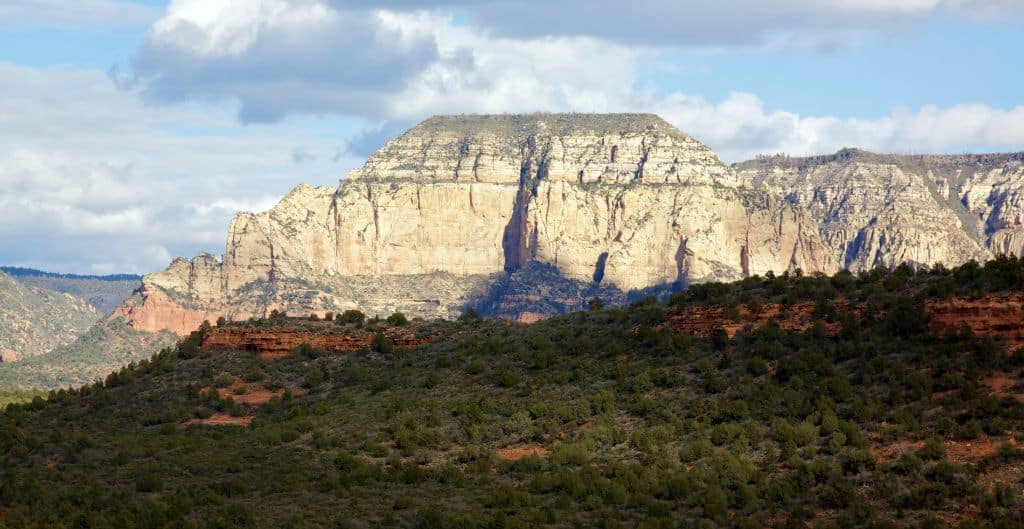 The Mogollon Rim in Sedona Arizona