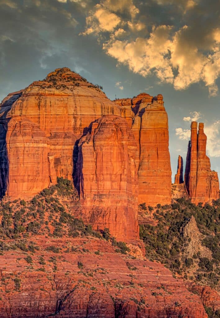 The unique red rock formations in Sedona Arizona