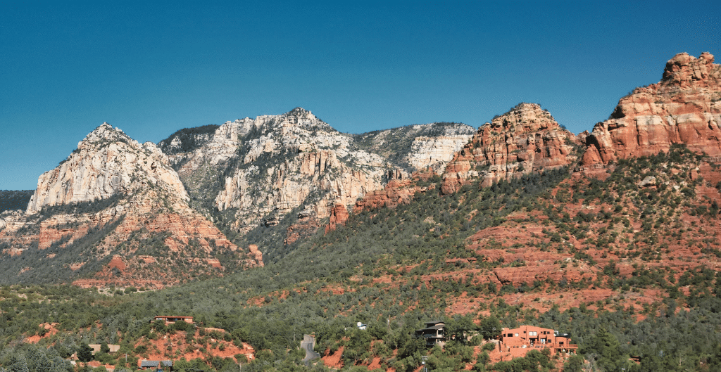 red rock landscape in Sedona